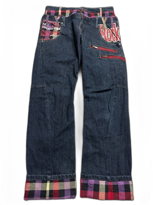 90s Style Zipper Jean