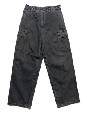Black Cargo Jeans